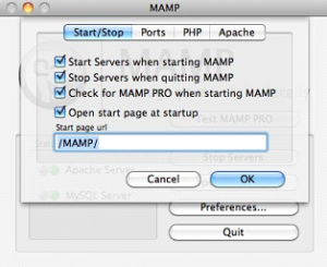 setup composer in mamp server